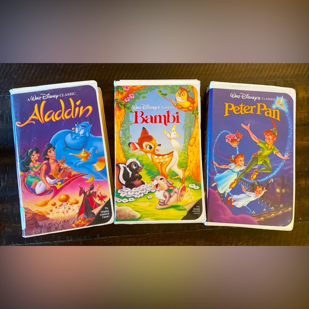 Walt Disney black diamond vhs tapes lot